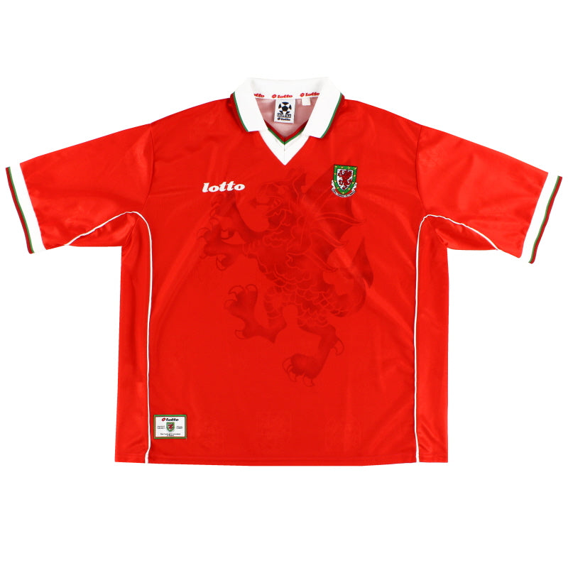 1998-00 Wales Lotto Home Shirt XXL Football Shirt