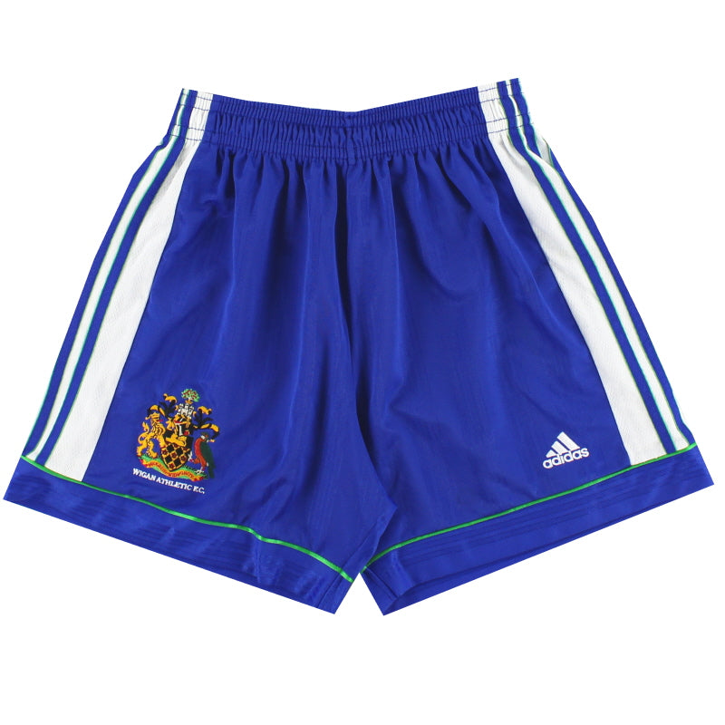 1998-00 Wigan adidas Home Shorts L Football Shorts