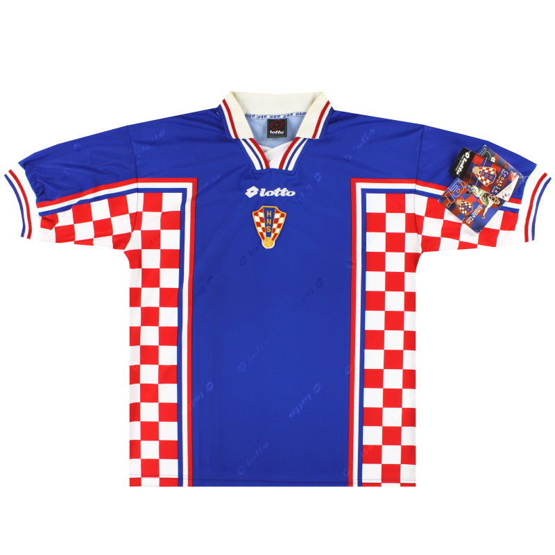 1998-01 Croatia Lotto Player Issue Away Shirt *w/tags* XL Football Shirt