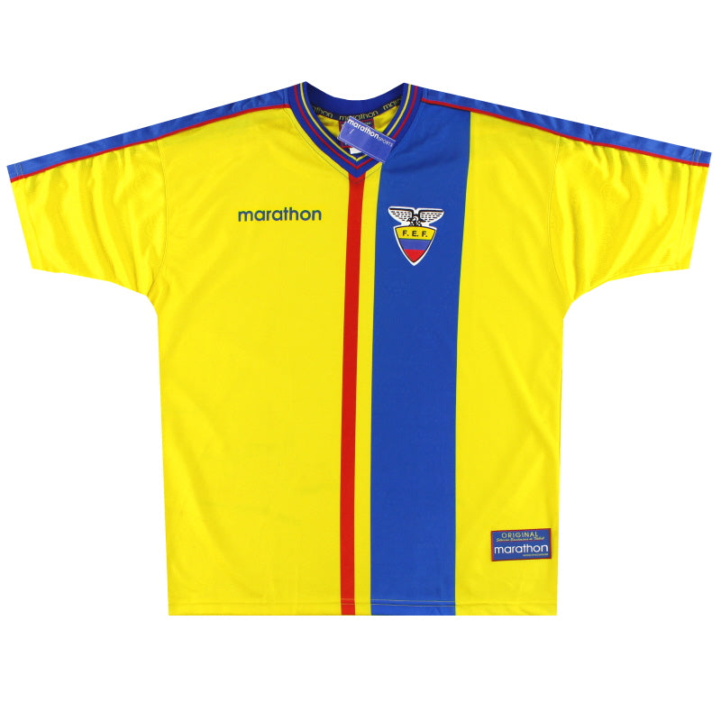 1998-01 Ecuador Marathon Home Shirt *w/tags* L Football Shirt