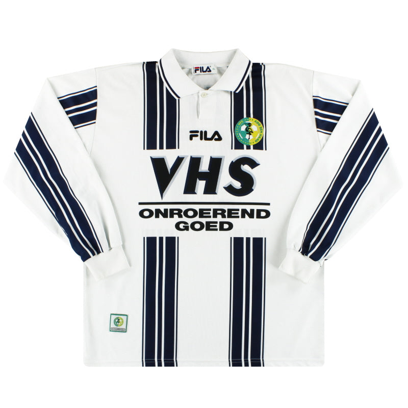 1998-99 ADO Den Haag Fila Player Issue Away Shirt #5 L/S XL Football Shirt