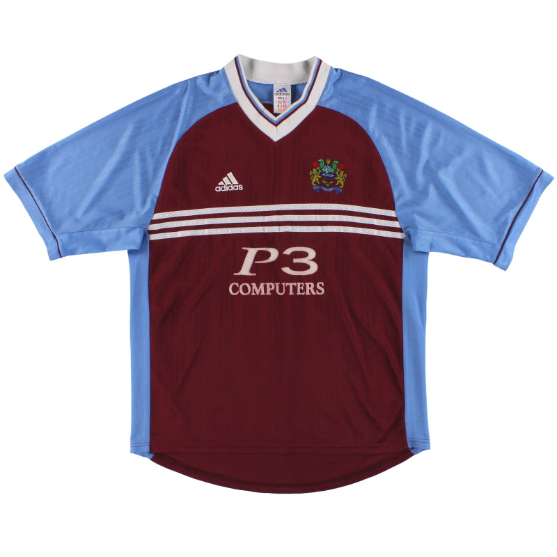 1998-99 Burnley adidas Home Shirt M Football Shirt