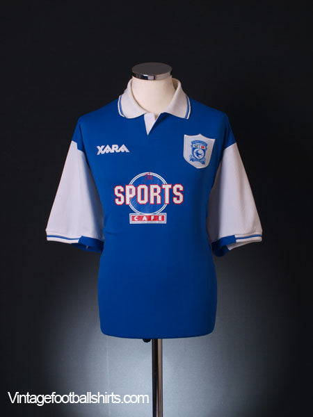 1998-99 Cardiff Home Shirt XL Football Shirt