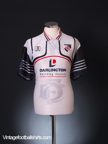 1998-99 Darlington Home Shirt L Football Shirt