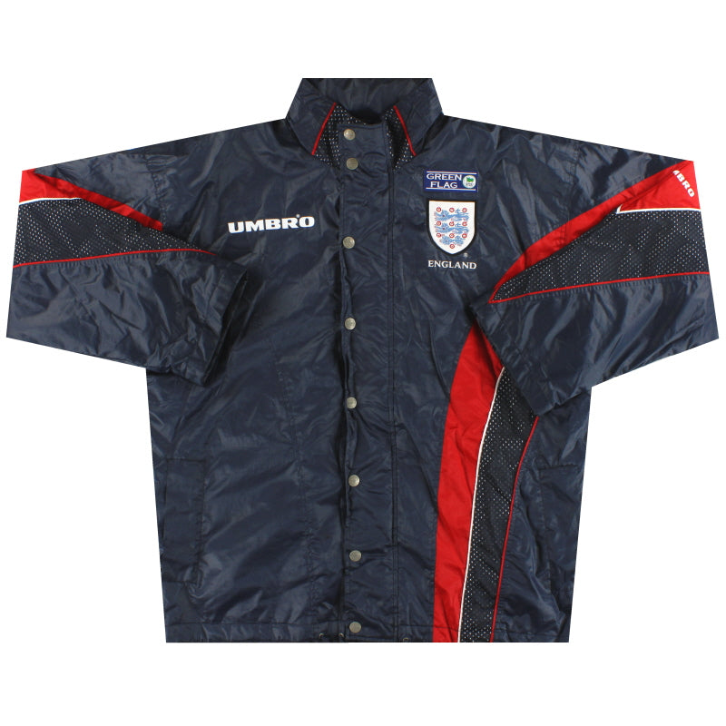 1998-99 England Umbro Bench Coat *As New* M Jacket