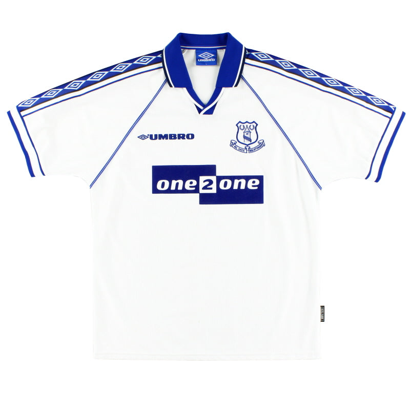 1998-99 Everton Umbro Away Shirt M Football Shirt