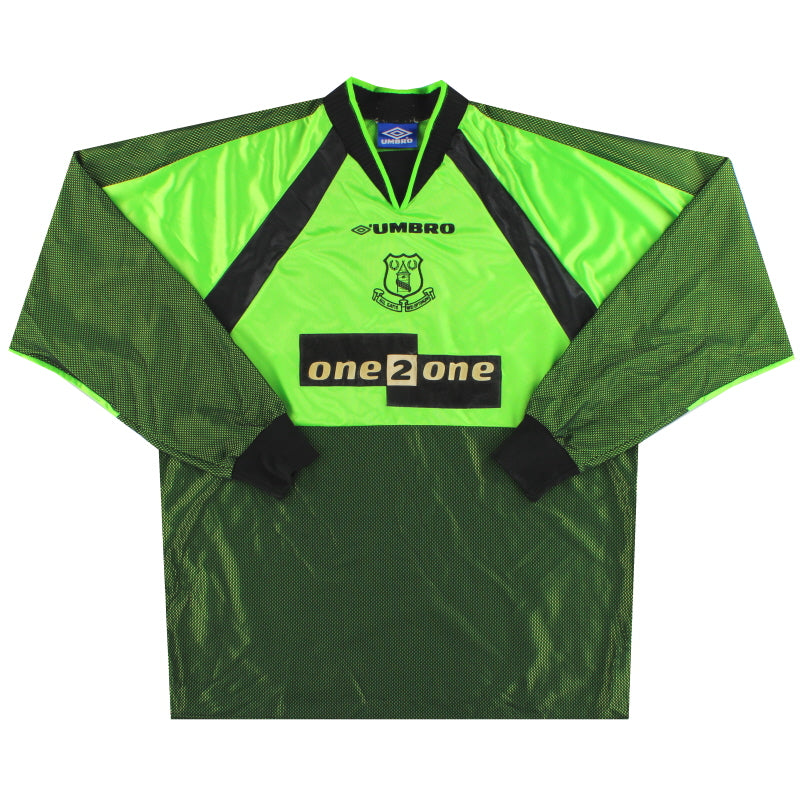 1998-99 Everton Umbro Goalkeeper Shirt XXL Football Shirt