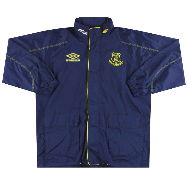 1998-99 Everton Umbro Lightweight Hooded Jacket L Jacket