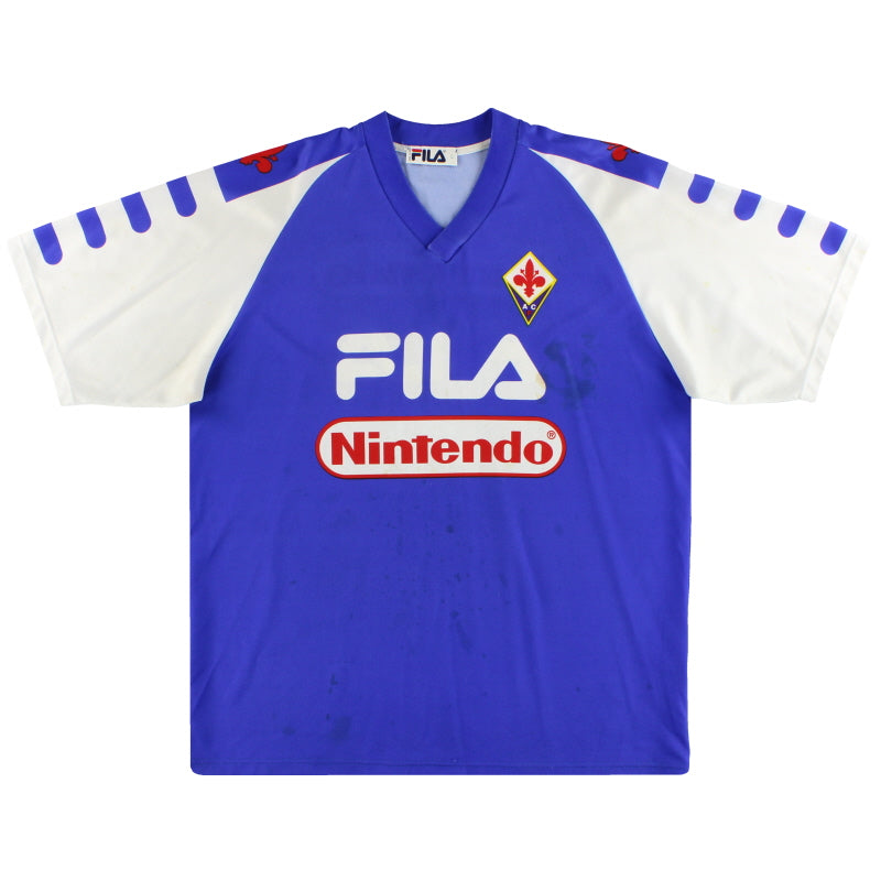 1998-99 Fiorentina Fila Training Shirt L Training Shirt