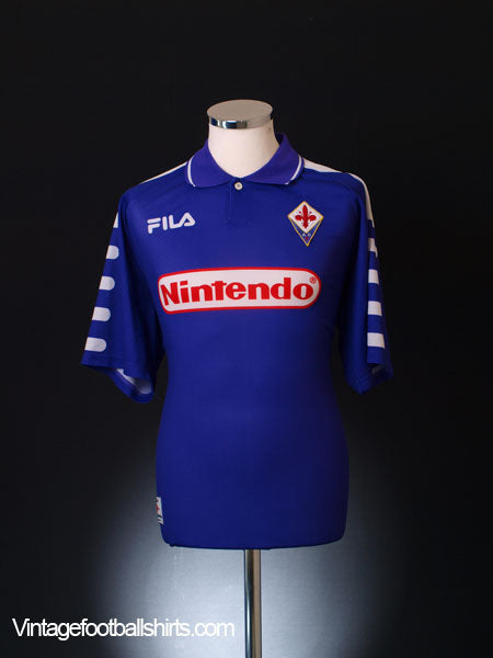 1998-99 Fiorentina Home Shirt XL Football Shirt