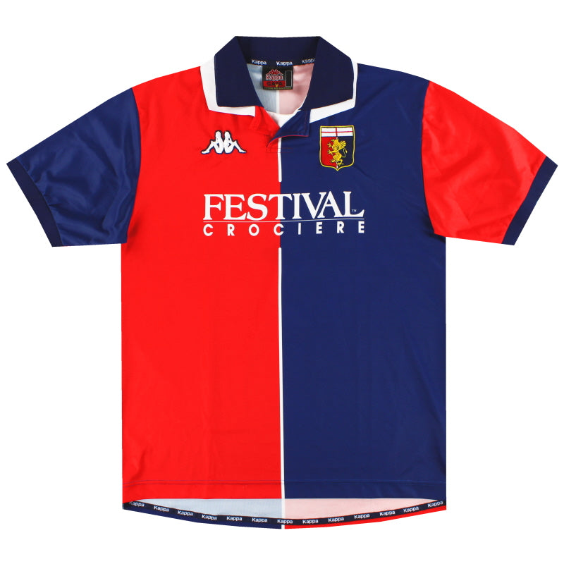 1998-99 Genoa Kappa Home Shirt L Football Shirt