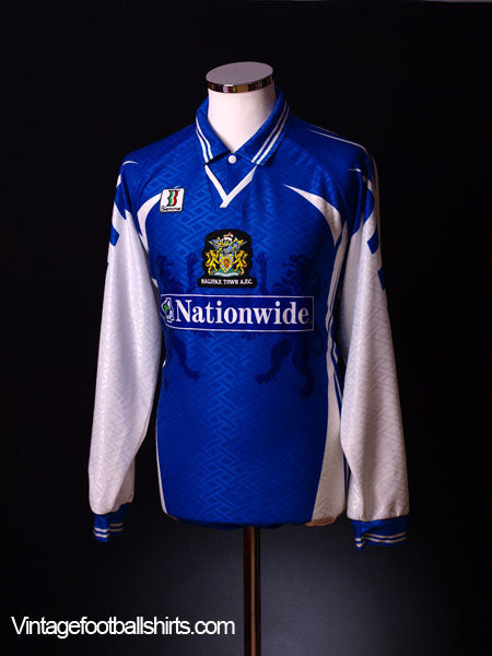 1998-99 Halifax Town Home Shirt L/S L Football Shirt