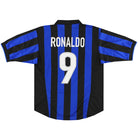 1998-99 Inter Milan Nike Home Shirt Ronaldo #9 L Football Shirt