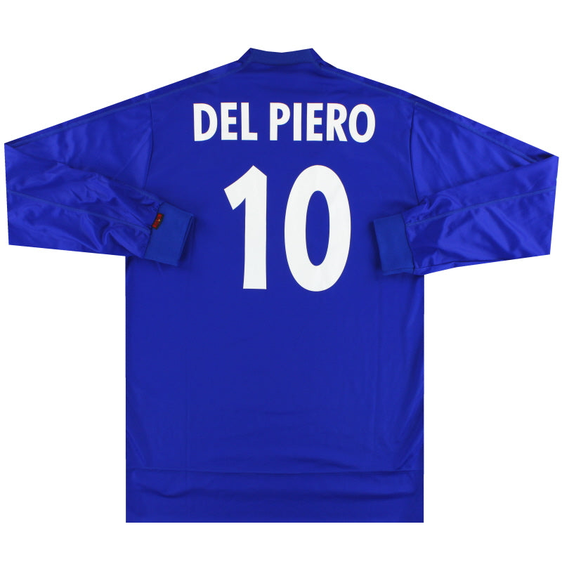 1998-99 Italy Kappa Match Issue Home Shirt Del Piero #10 L/S XL Football Shirt