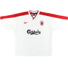 1998-99 Liverpool Reebok Away Shirt S Football Shirt