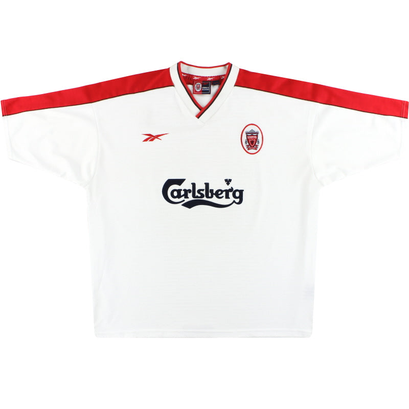 1998-99 Liverpool Reebok Away Shirt S Football Shirt