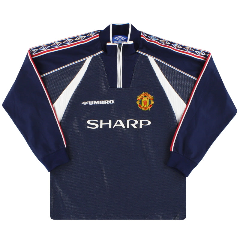 1998-99 Manchester United Umbro Goalkeeper Shirt Y Football Shirt