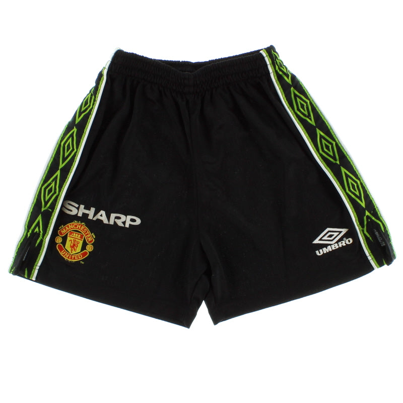 1998-99 Manchester United Umbro Third Shorts Y Football Shorts