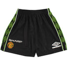 1998-99 Manchester United Umbro Third Shorts S Football Shorts