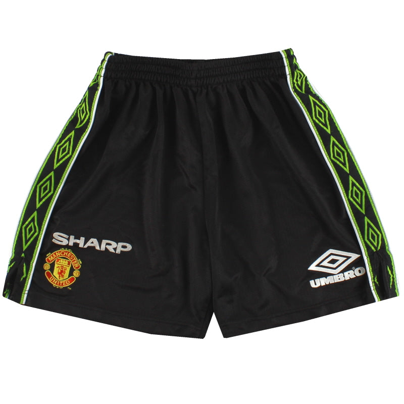 1998-99 Manchester United Umbro Third Shorts S Football Shorts