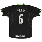 1998-99 Manchester United Umbro Third Shirt Stam #6 M Football Shirt