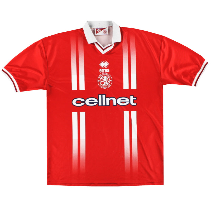 1998-99 Middlesbrough Errea Home Shirt XL Football Shirt