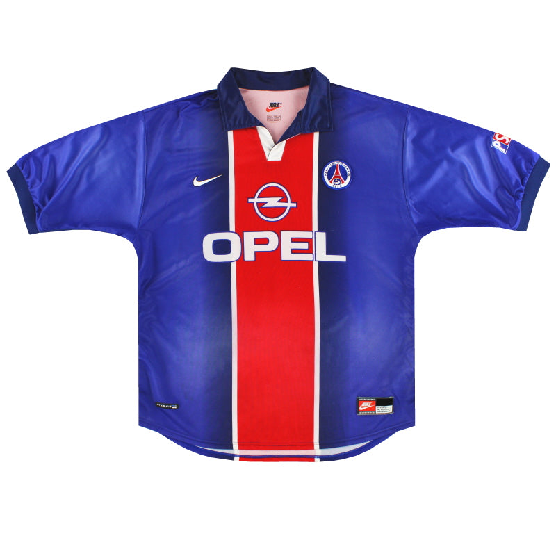 1998-99 Paris Saint-Germain Nike Home Shirt L Football Shirt