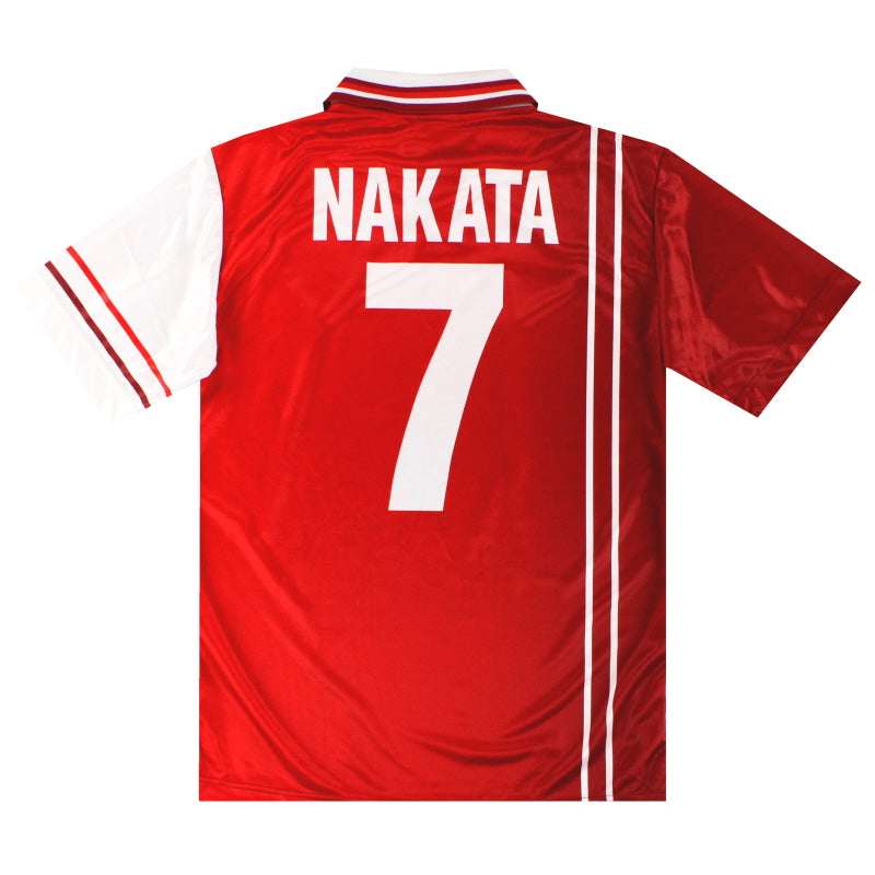 1998-99 Perugia Home Shirt Nakata #7 *w/tags* M Football Shirt