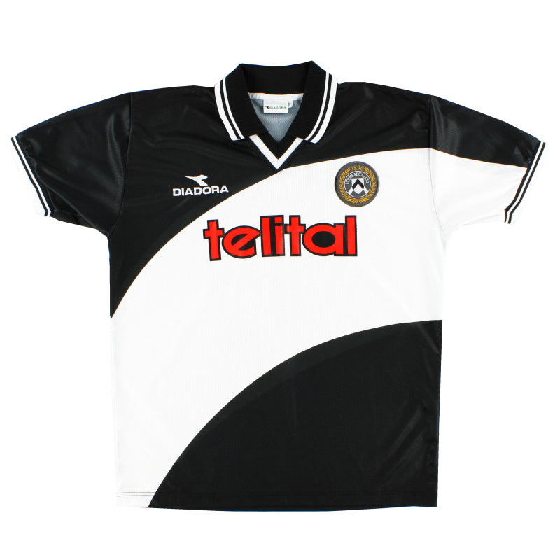 1998-99 Udinese Diadora European Home Shirt *Mint* M Football Shirt