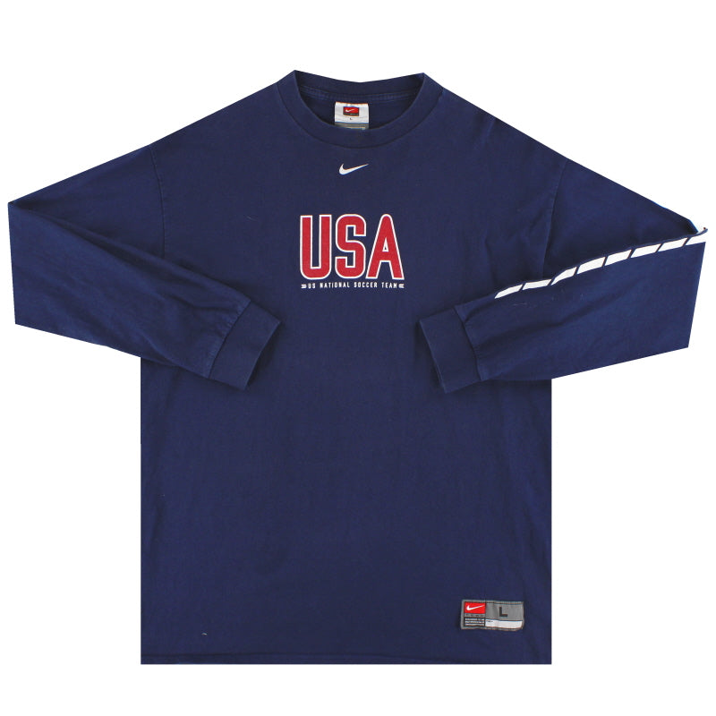 1998-99 USA Nike Graphic Tee L/S L T-Shirt