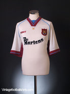 1998-99 West Ham Away Shirt *Mint* L Football Shirt