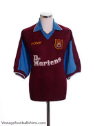 1998-99 West Ham Home Shirt M Football Shirt