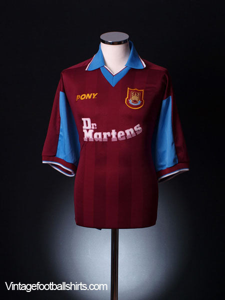 1998-99 West Ham Home Shirt *Mint* S Football Shirt