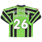 1998-99 Wolfsburg Puma Match Issue Signed Shirt Sebescen #26  Football Shirt