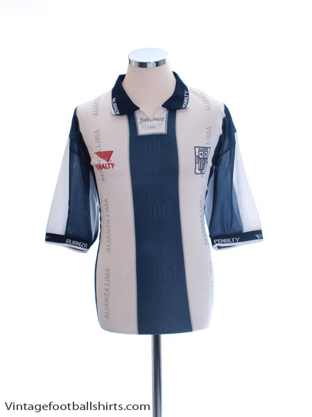 1998 Alianza Lima Match Issue Home Shirt #7 XL Football Shirt