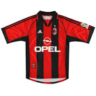 1999-00 AC Milan adidas Player Issue Home Shirt #6 S Football Shirt