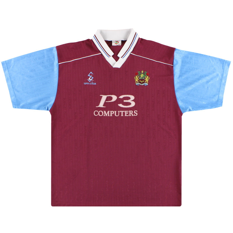 1999-00 Burnley Home Shirt S Football Shirt