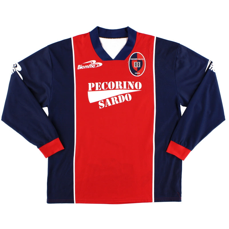 1999-00 Cagliari Training Shirt L/S XXL Training Shirt