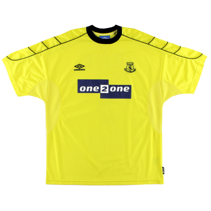 1999-00 Everton Umbro Away Shirt XL Football Shirt