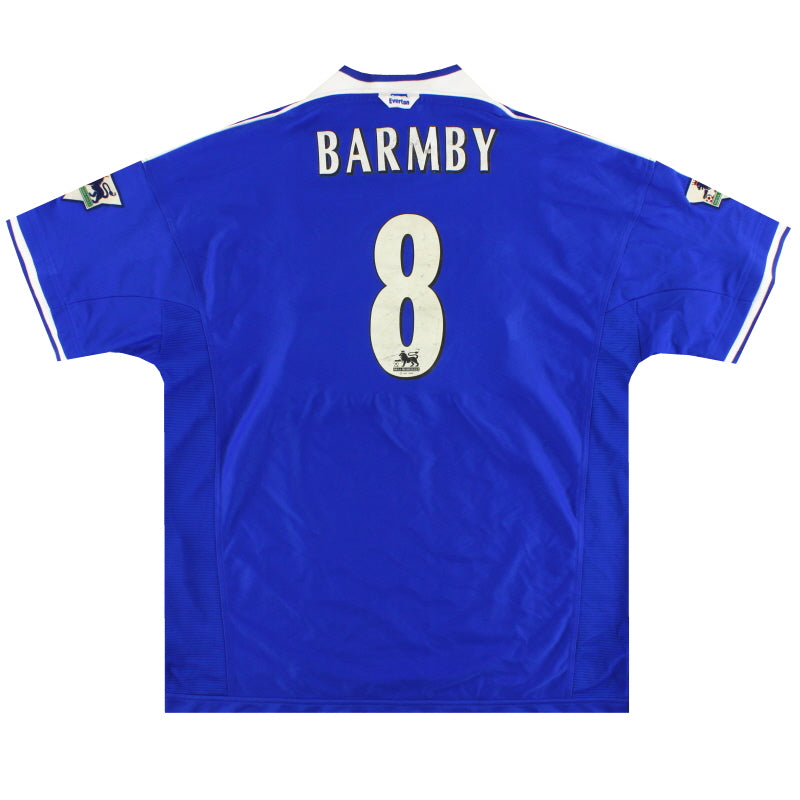 1999-00 Everton Umbro Home Shirt Barmby #8 XXL Football Shirt