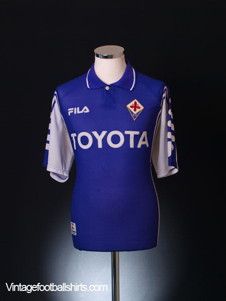 1999-00 Fiorentina Home Shirt L Football Shirt