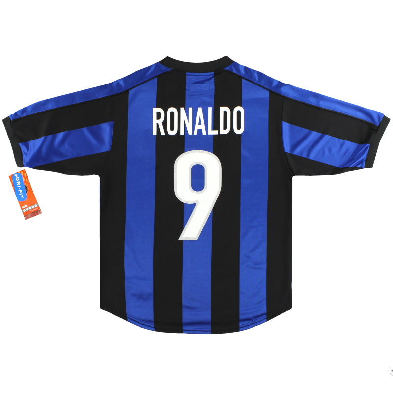 1999-00 Inter Milan Nike Home Shirt Ronaldo #9  *BNIB*  Football Shirt