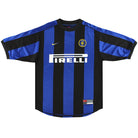 1999-00 Inter Milan Nike Home Shirt L Football Shirt