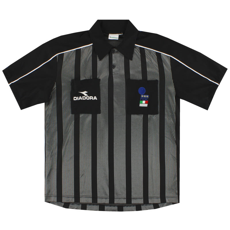 1999-00 Italy Diadora FIGC Referee Shirt XL Football Shirt