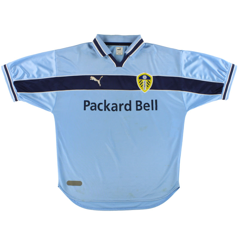 1999-00 Leeds Puma Away Shirt M Football Shirt