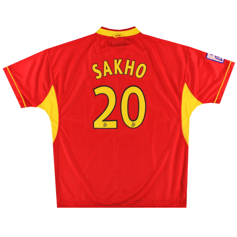 1999-00 Lens Umbro Player Issue Home Shirt Sakho #20 *Mint* XXL Football Shirt