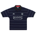 1999-00 Manchester United Umbro Away Shirt M.Boys Football Shirt