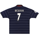 1999-00 Manchester United Umbro Away Shirt Beckham #7 XL Football Shirt