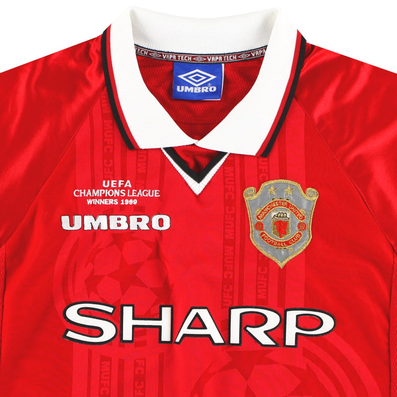 Umbro Manchester United 1999 hotsell Champions League The Final Jersey Brand New