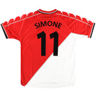 1999-00 Monaco Kappa Home Shirt Simone #11 L Football Shirt